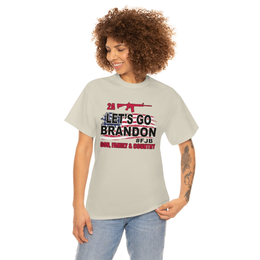 Freedom Tee - Let's Go Brandon Color Unisex Heavy Cotton Tee