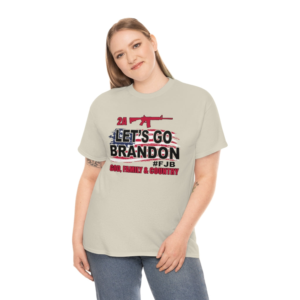 Freedom Tee - Let's Go Brandon Color Unisex Heavy Cotton Tee