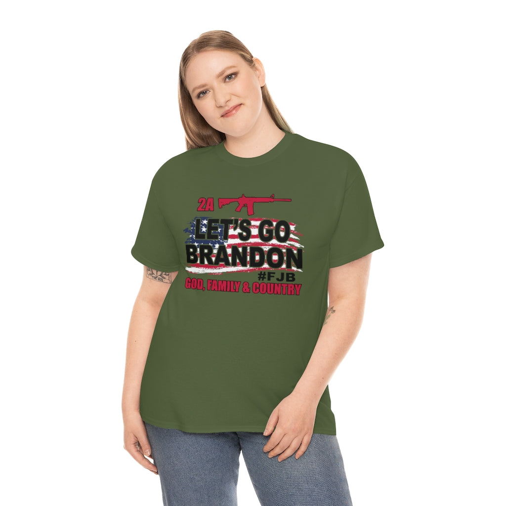 Freedom Tee - Let's Go Brandon Color Unisex Heavy Cotton Tee