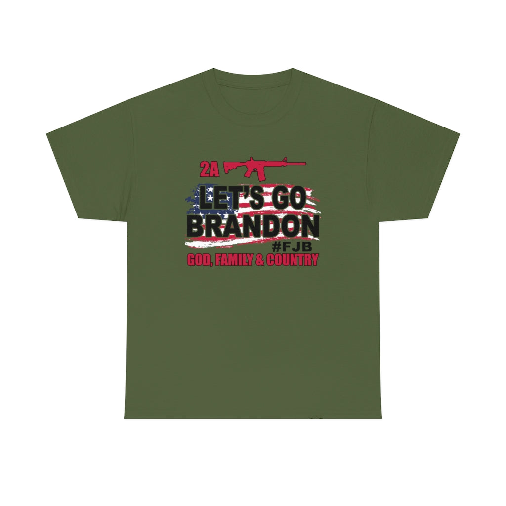 Freedom Tee - Let's Go Brandon Color Unisex Heavy Cotton Tee