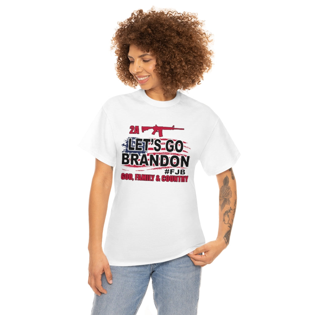 Freedom Tee - Let's Go Brandon Color Unisex Heavy Cotton Tee