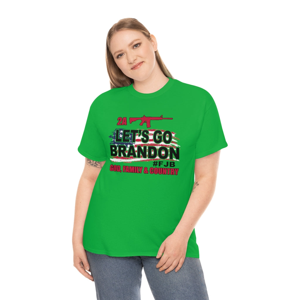 Freedom Tee - Let's Go Brandon Color Unisex Heavy Cotton Tee