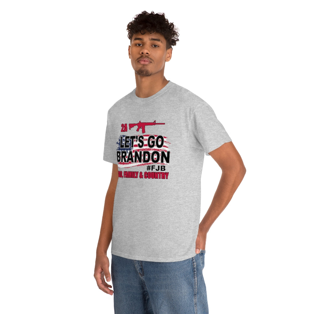 Freedom Tee - Let's Go Brandon Color Unisex Heavy Cotton Tee