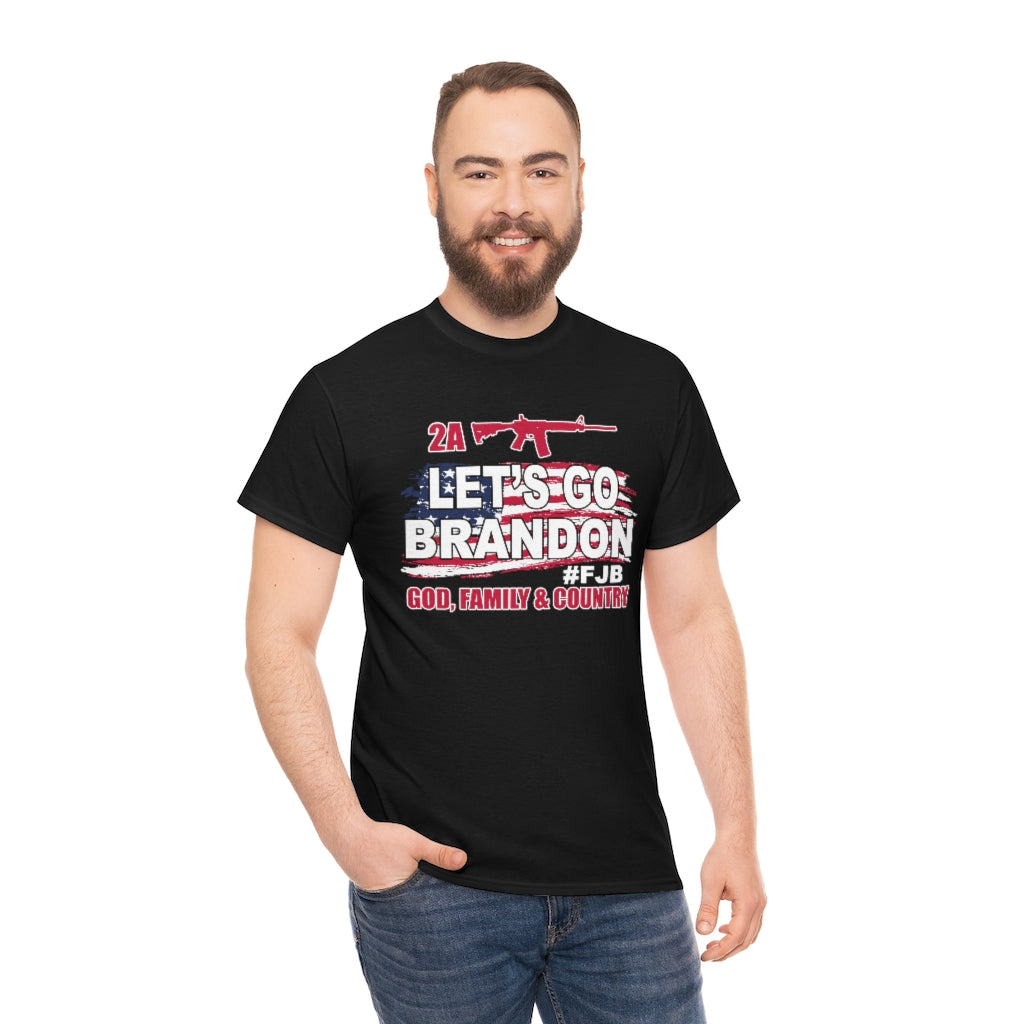 Freedom Tee - Let's Go Brandon Color Unisex Heavy Cotton Tee