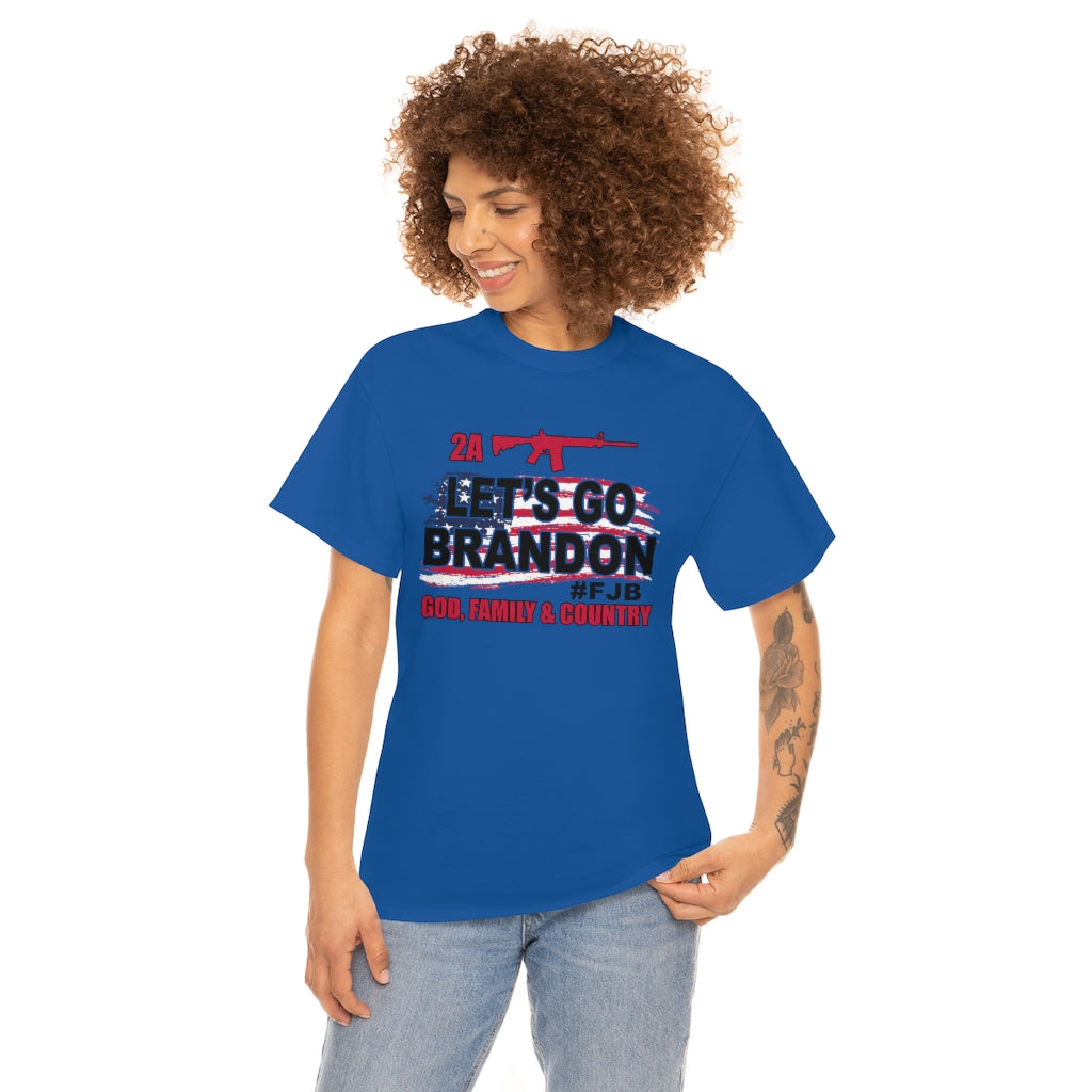 Freedom Tee - Let's Go Brandon Color Unisex Heavy Cotton Tee