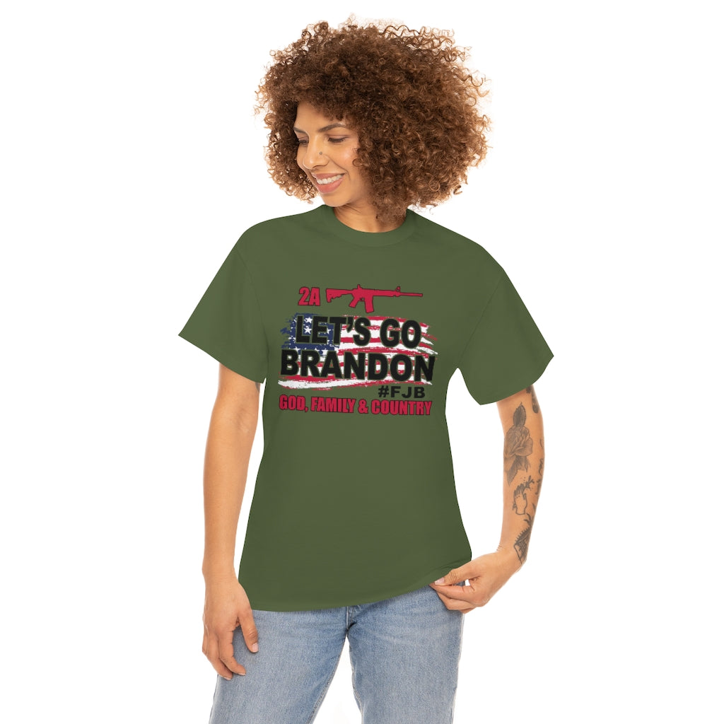 Freedom Tee - Let's Go Brandon Color Unisex Heavy Cotton Tee