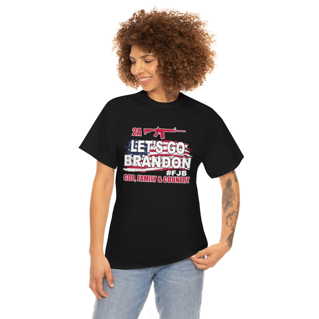 Freedom Tee - Let's Go Brandon Color Unisex Heavy Cotton Tee