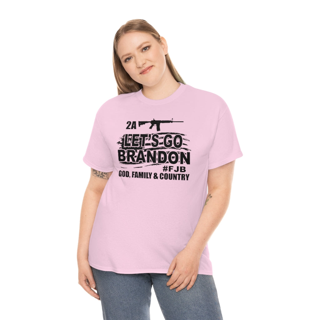 Freedom Tee - #2A #LGB #FJB B&W Unisex Heavy Cotton Tee