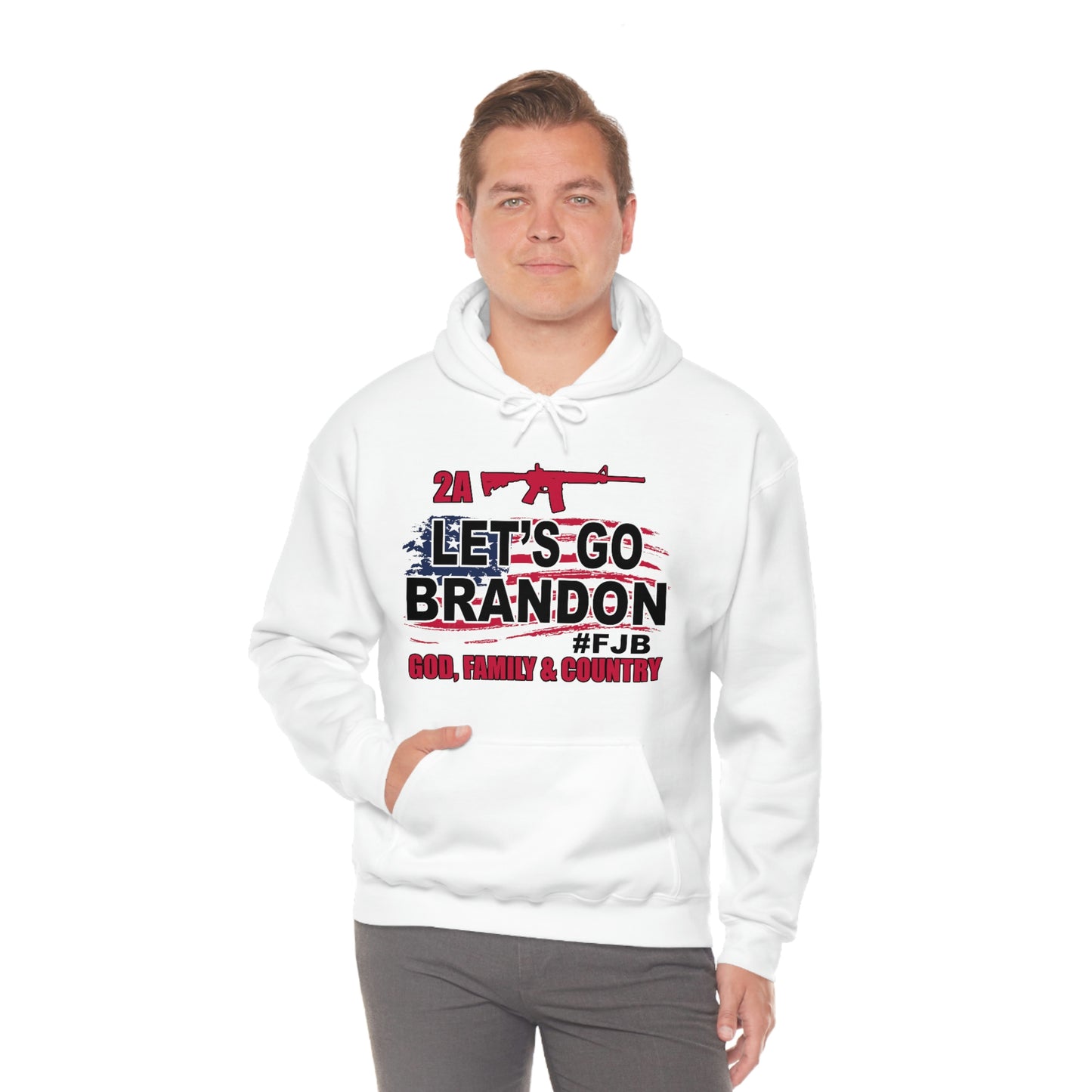 Unisex Heavy Blend™  LGB #FJB Hooded Sweatshirt