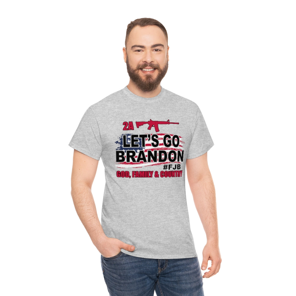 Freedom Tee - Let's Go Brandon Color Unisex Heavy Cotton Tee