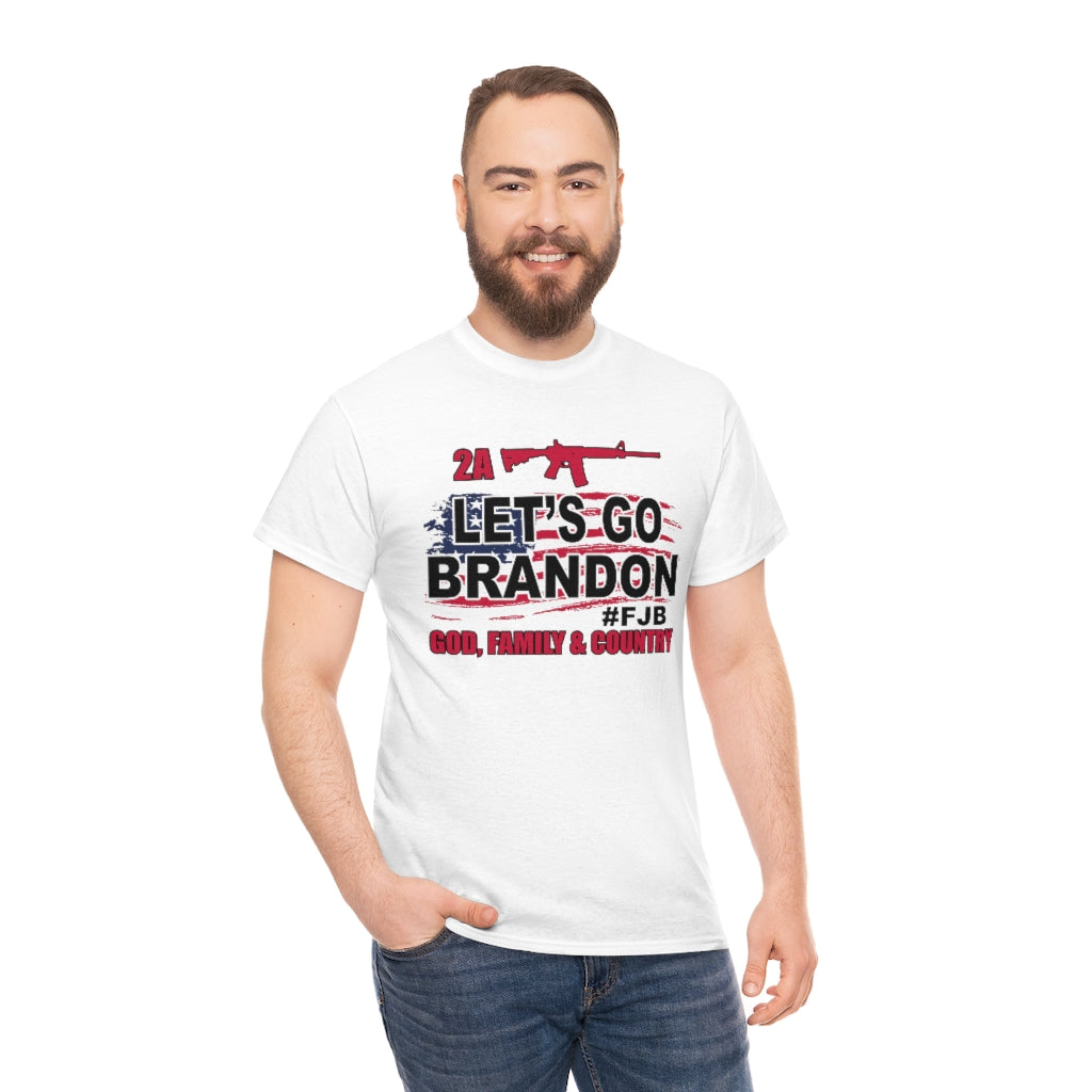 Freedom Tee - Let's Go Brandon Color Unisex Heavy Cotton Tee