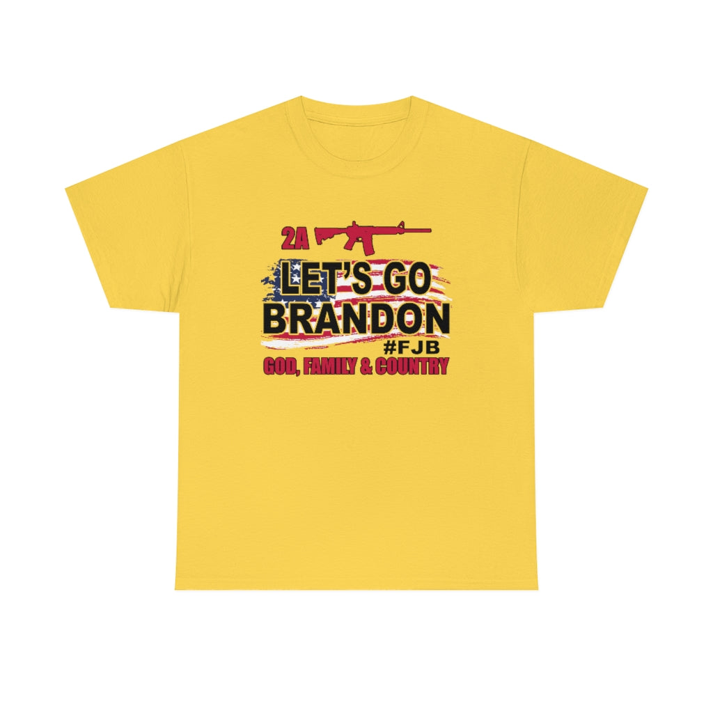 Freedom Tee - Let's Go Brandon Color Unisex Heavy Cotton Tee