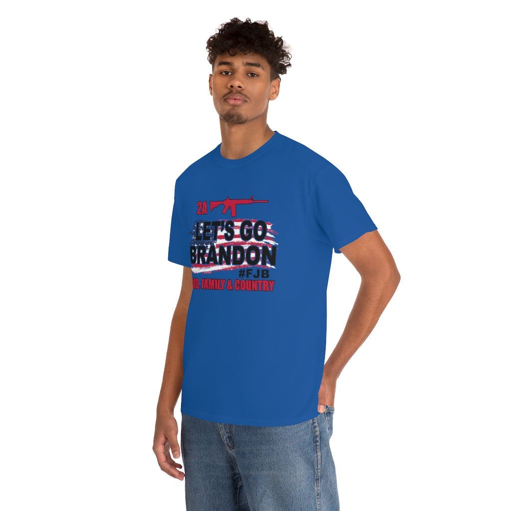 Freedom Tee - Let's Go Brandon Color Unisex Heavy Cotton Tee