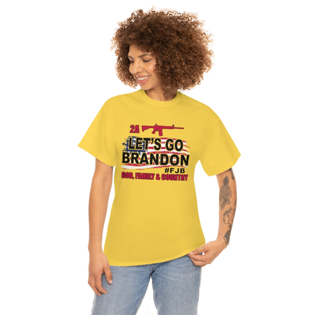 Freedom Tee - Let's Go Brandon Color Unisex Heavy Cotton Tee