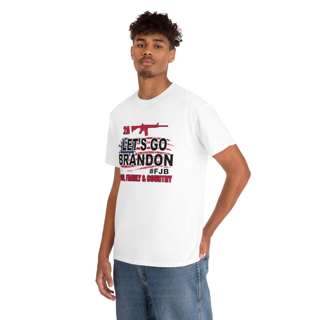 Freedom Tee - Let's Go Brandon Color Unisex Heavy Cotton Tee