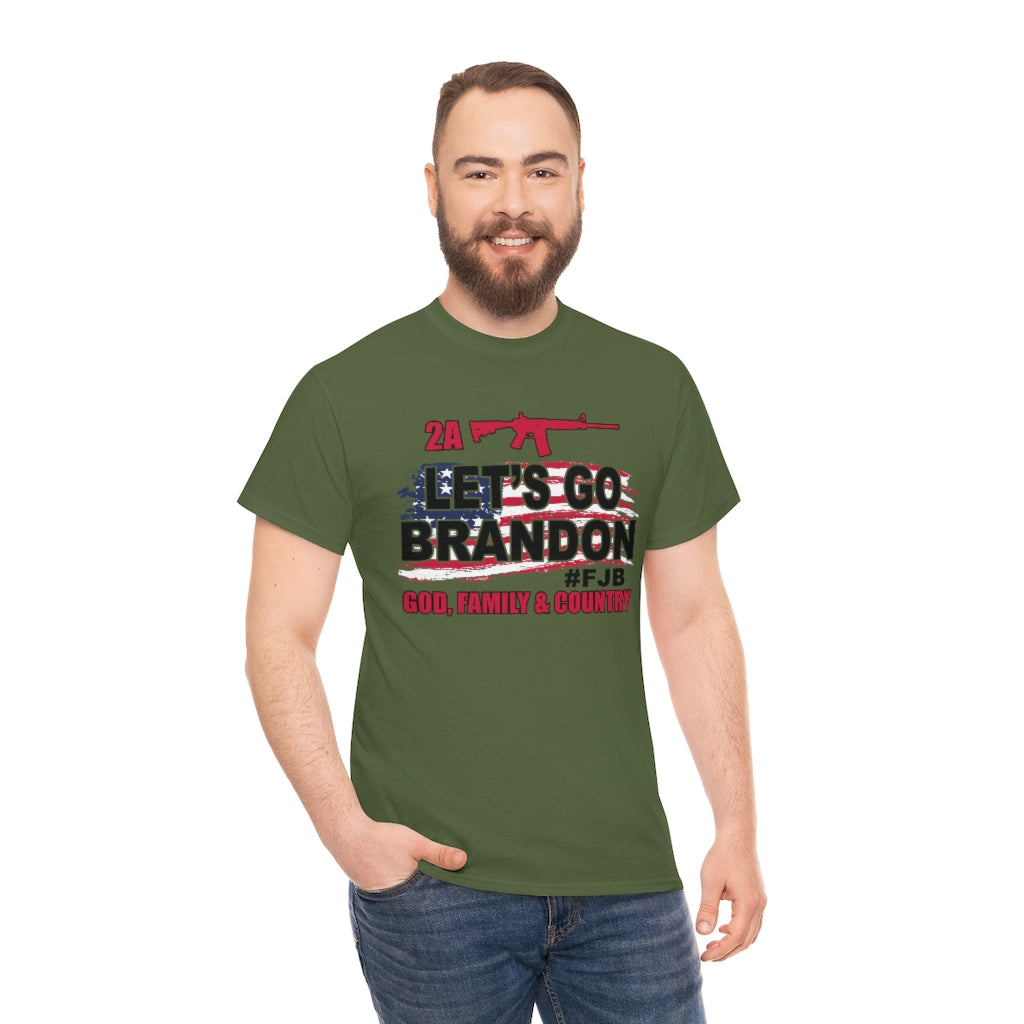 Freedom Tee - Let's Go Brandon Color Unisex Heavy Cotton Tee