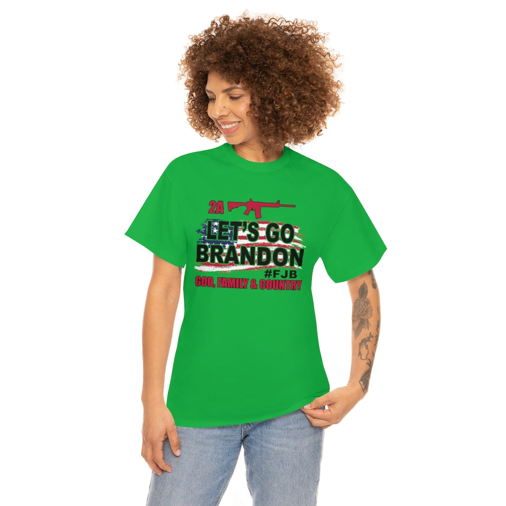 Freedom Tee - Let's Go Brandon Color Unisex Heavy Cotton Tee