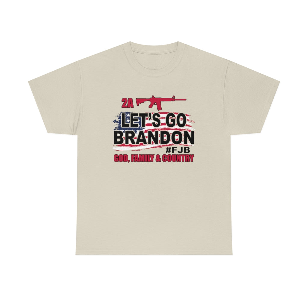 Freedom Tee - Let's Go Brandon Color Unisex Heavy Cotton Tee