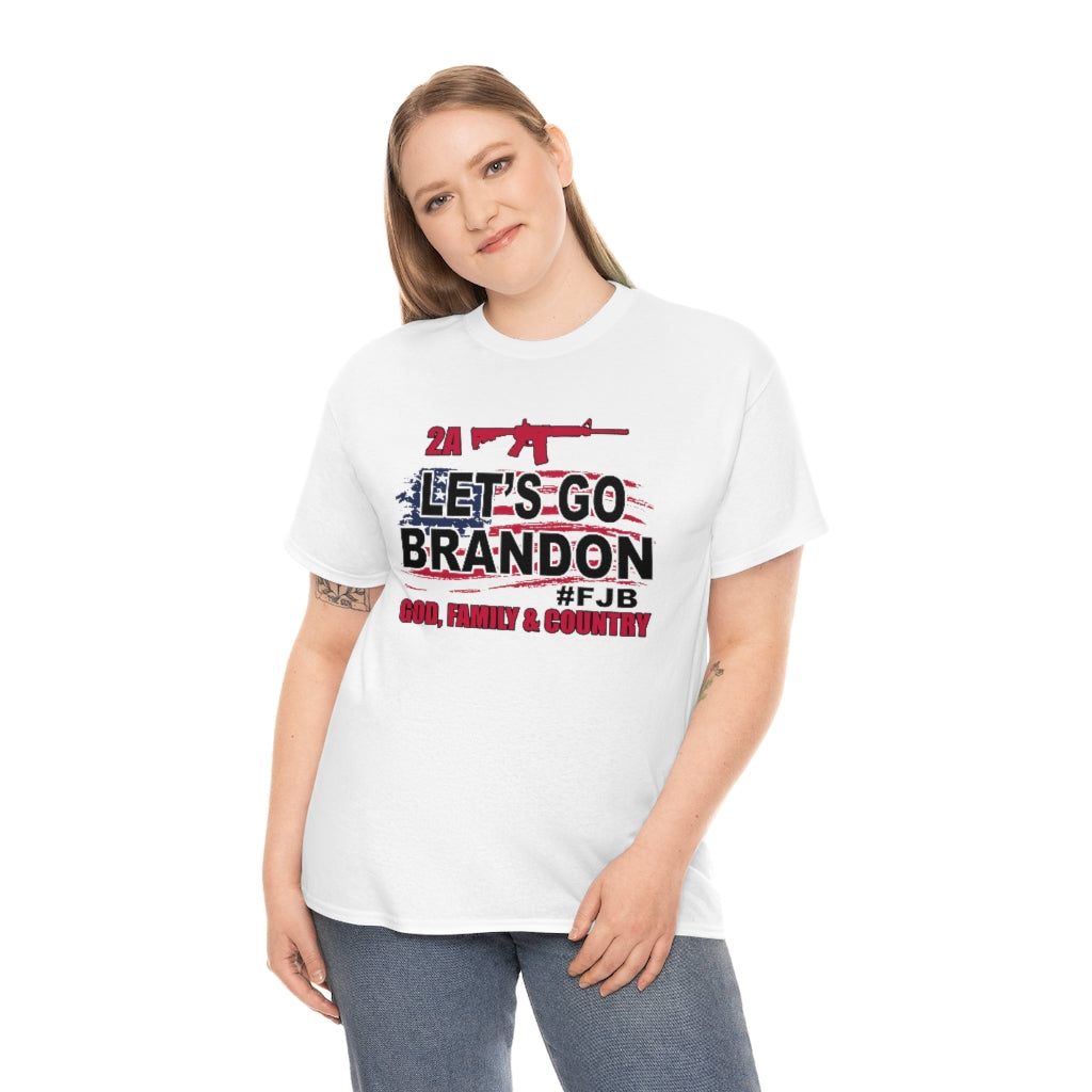 Freedom Tee - Let's Go Brandon Color Unisex Heavy Cotton Tee