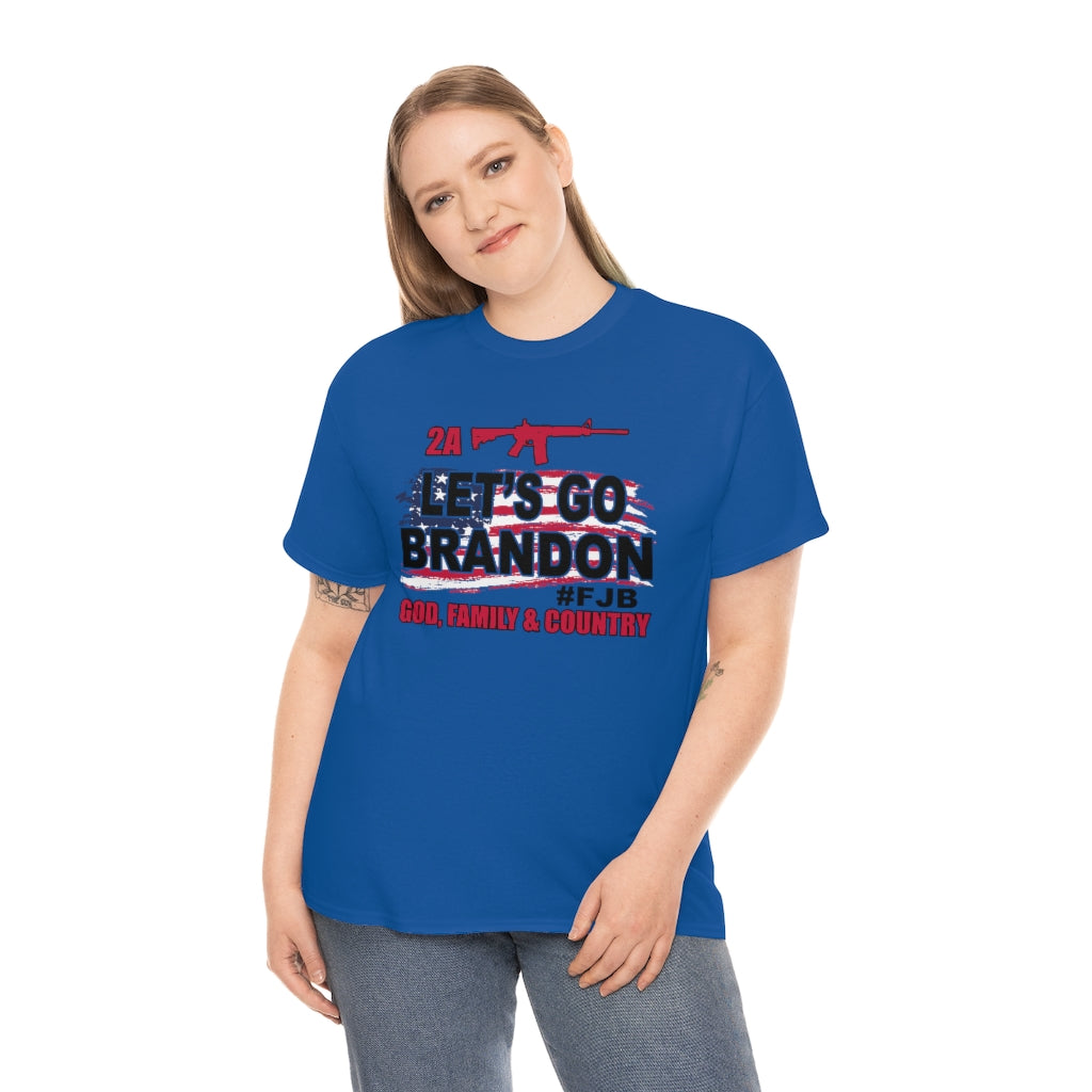 Freedom Tee - Let's Go Brandon Color Unisex Heavy Cotton Tee